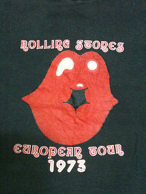 Original T-shirt and design from the 1973 European tour