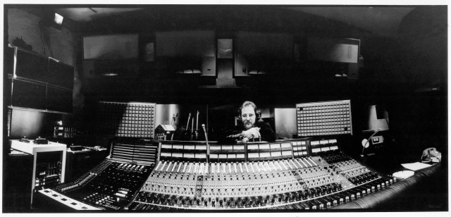 Eddie in his element: Kramer behind the proverbial boards, mixing up another masterpiece. Photo courtesy of the Eddie Kramer Archives
