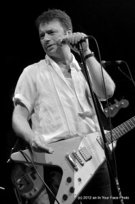 (Flying) V Is For Victory: Once (and future?) Shods frontman Kevin Stevenson doesn't let MS hinder his ability to exude cool. (Photo Credit: Mick Murray)