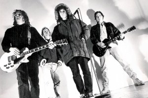Early GBV publicity shot, mid-90s. Bob expects a chilly reception, perhaps?