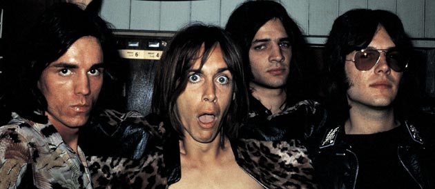 One for the lcass yearbook: Iggy and Co. strike a pose, circa '72 (photo credit: the great Mick Rock)