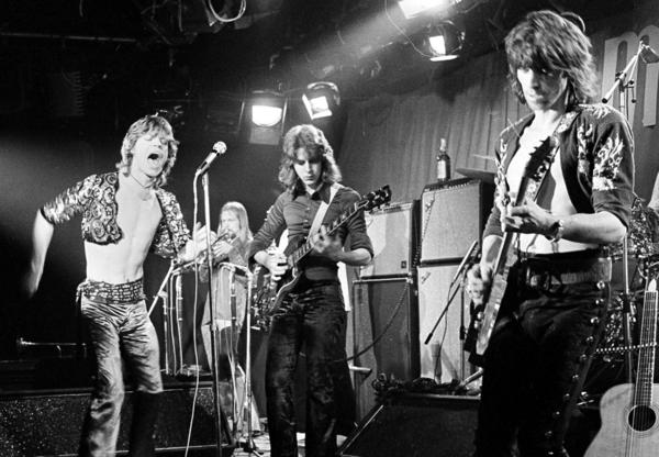On stage at the Marquee, March 26, 1971.