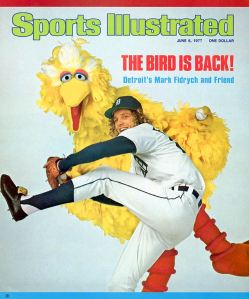 Maybe making the cover of SI IS a curse! The Bird was never the same after '76. The Worcester, Ma. native retired at age 29 after several comeback attempts, and sadly, died at age 54 in an accident involving an overturned tractor he was repairing at his farm outside Boston.