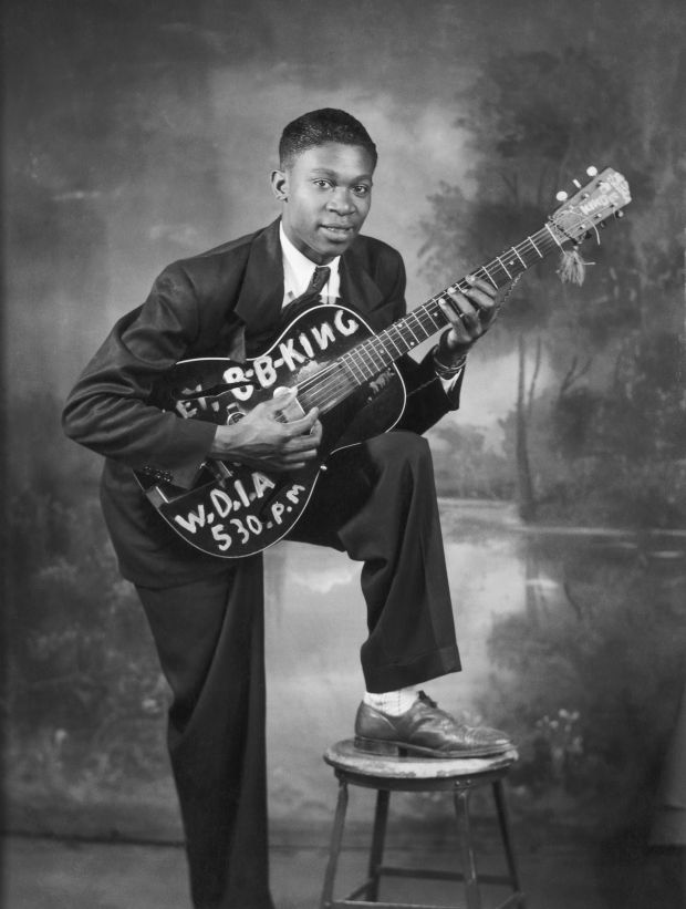B.B. King in 1948. Photo by Michael Ochs Archives/Getty Images