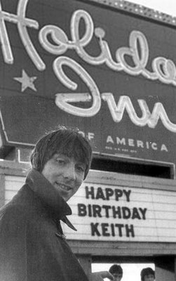 Before Keith tested whether his Lincoln Continental could swim in the hotel pool.